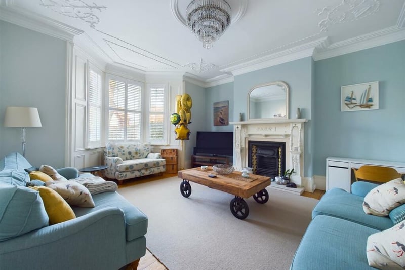 The reception room at the front of the property is the perfect area for hosting family and friends.