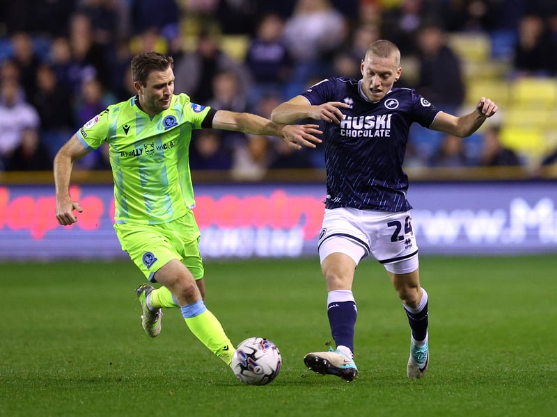Some positive work but struggled to wrestle the ball away from Nottingham Forest in the middle. Dispossessed early on, which led to a good Forest chance, and perhaps not quite up to the pace of the Premier League side.