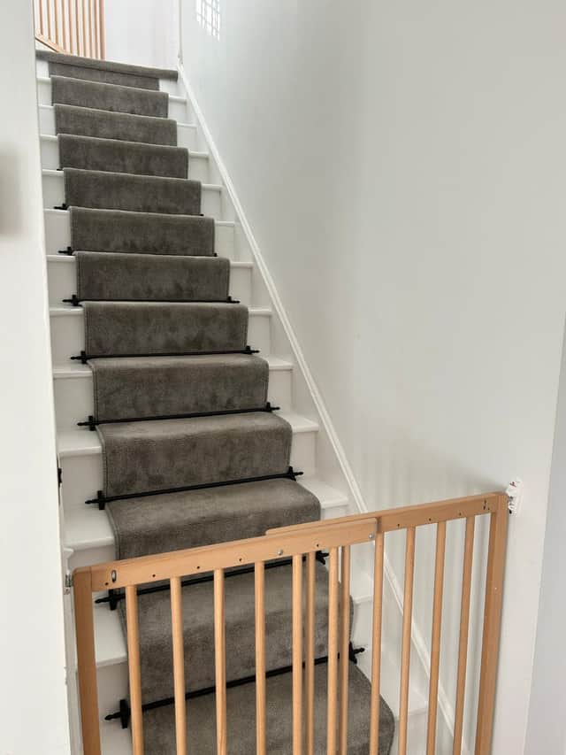 The stairs after the renovation.