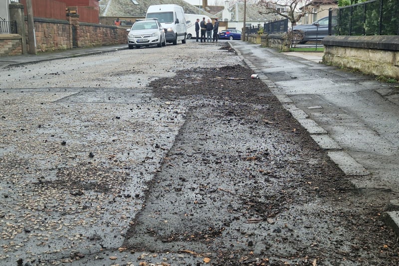 On Thursday, after the two days of filming had taken place, the road was re-opened and the clean-up began.