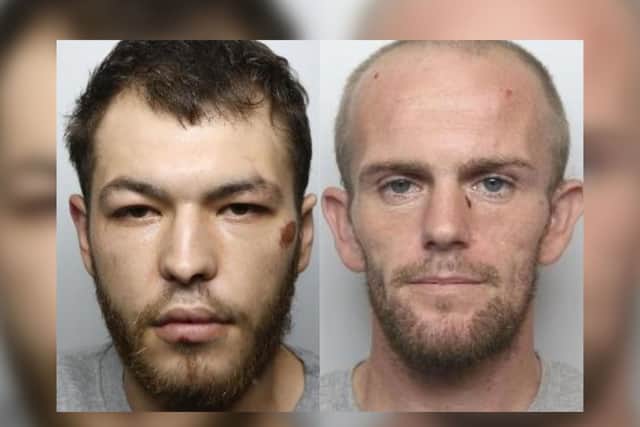 26-year-old Daniel Cheetham (left), of Underwood Avenue, Worsbrough Dale, Barnsley, was jailed for life, to serve a minimum of 18 years, and Liam Shaw, aged 25, of no fixed abode, received a sentence of 11 years. 