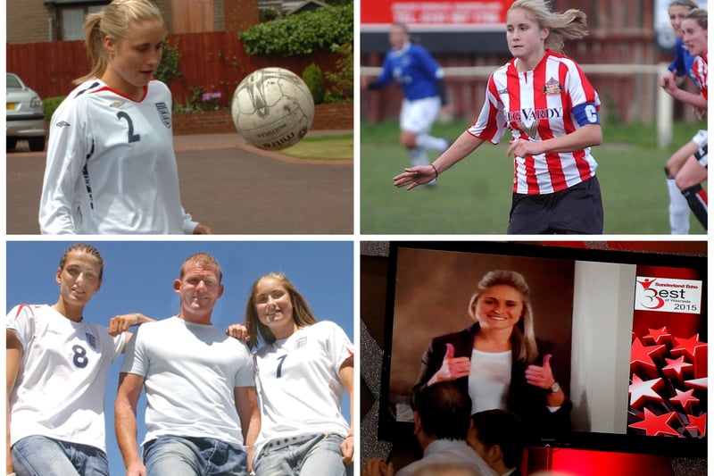 Former Sunderland Ladies player Steph Houghton who has announced her intention to retire at the end of the season.