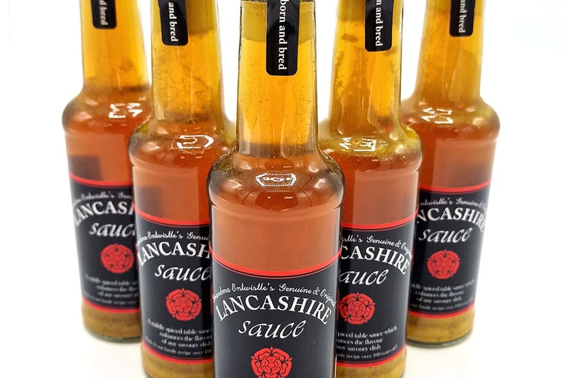 Lancashire sauce is a mildly spiced table sauce created over 100 years ago by Grandma Entwistle. 