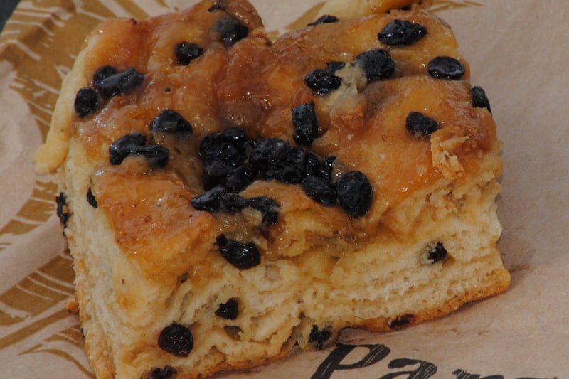 Lardy Cake is an enriched, spiced, sweet bread which is layered up with currants, sultanas, apricots and cherries.