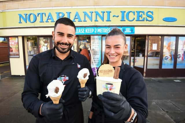 Blackpool's Notarianni Ices has been serving only vanilla for more than 90 years!