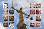 All of the criminals pictured here were sentenced to decades behind bars during hearings at Sheffield Crown Court, after being convicted of some of the most heinous crimes South Yorkshire has ever seen