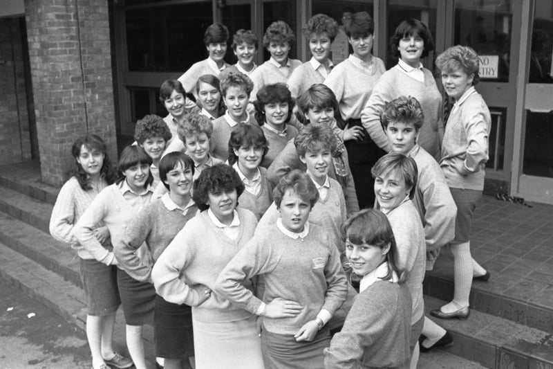 The Seaham Northlea School fashion show in March 1983.