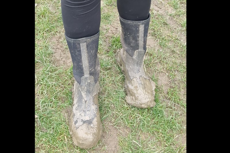 When asked to share her favourite, Kate Wild posted this great pic of a pair of muddy boots. It's not spring until you get your wellies caked in mud.