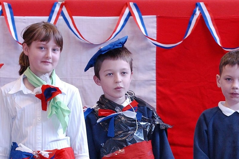 Children from Ryhope Junior School held a fashion show with a French theme, as this Echo archive photo from 2007 shows.
