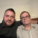 Matthew Capehorn with his father Malcolm. The pair have been left frustrated by KFC restaurants in South Yorkshire as they have refused to grant Malcolm's wishes for original recipe chicken breast.