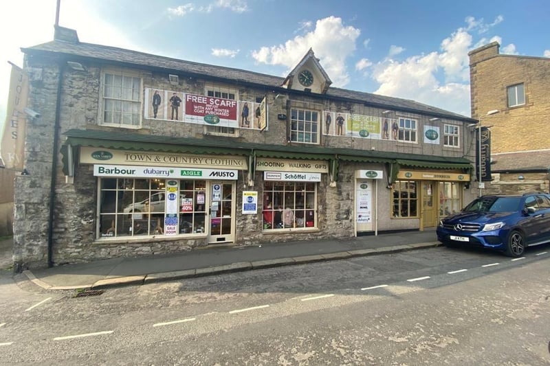 This stone-built retail premises - home to Ken Vareys outdoor clothing for over 30 years - is on the market for £450,000.
The property was originally built as a Corn Exchange and comes with open plan showrooms, stock rooms, a kitchen, toilets, staff room, a courtyard and parking.