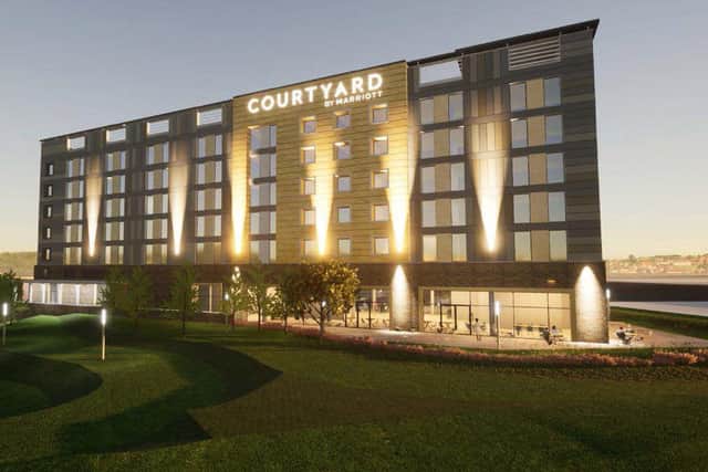 The £20m, six-storey, 150-bedroom hotel should have been up and running last year.