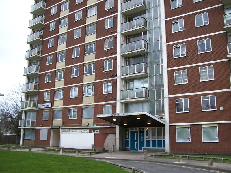 Burcombe Tower was a 36 metre tall tower block on the Lyndhurst estate of Erdington, Birmingham.  It was completed in 1960. In 1961, the tower block won the Civic Award for housing, along with the rest of the estate. Despite initial plans to refurbish the block, it was eventually demolished in 2010. 