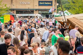 Crowds at a previous Fox Valley Food Festival. The event will be returning to Stocksbridge in Sheffield for 2024.