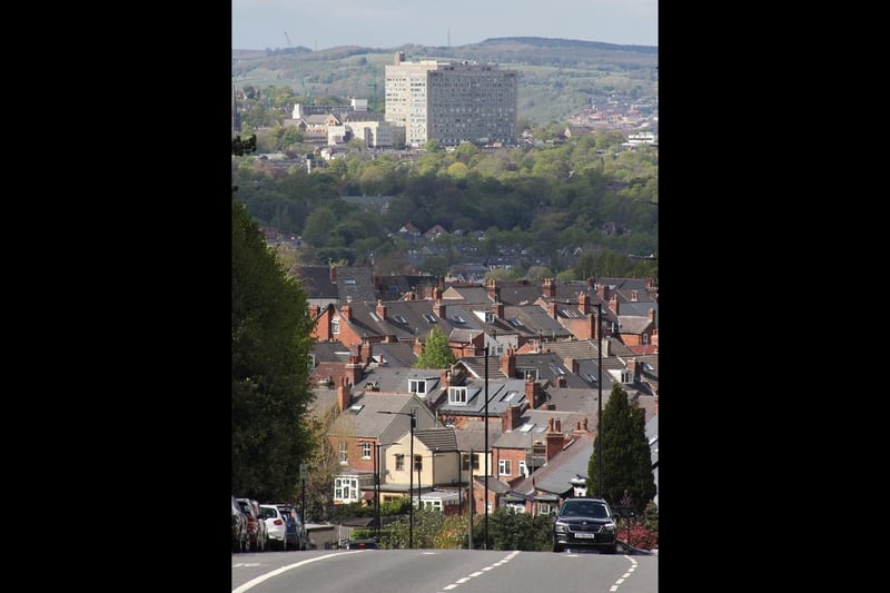 James Martell shared this stunning photo of the view of the Royal Hallamshire Hospital and the view over west Sheffield, possibly snapped from the Sharrow or Nether Edge area. 