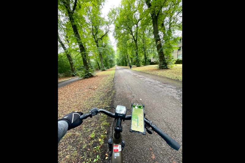 Khalid Abdullahi showed Norfolk Heritage Park at its best in this action packed picture from their bike. The path looks like it goes on forever!