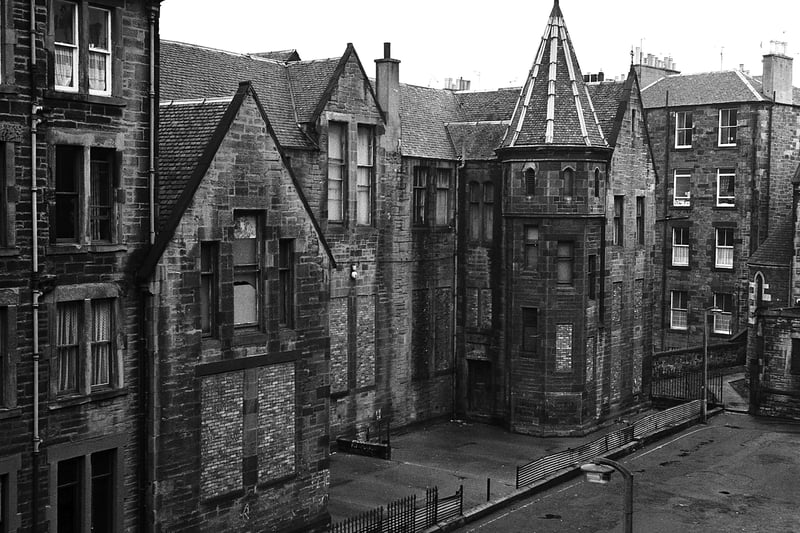 The exterior of St Ignatius primary school in Glen Street Tollcross, Edinburgh scheduled for demolition in December 1978.