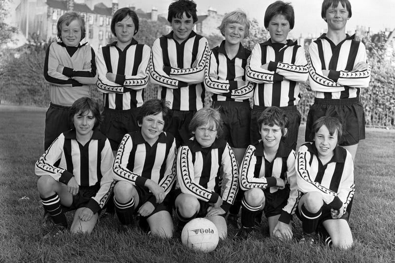 North Merchiston boys' football team in September 1979.