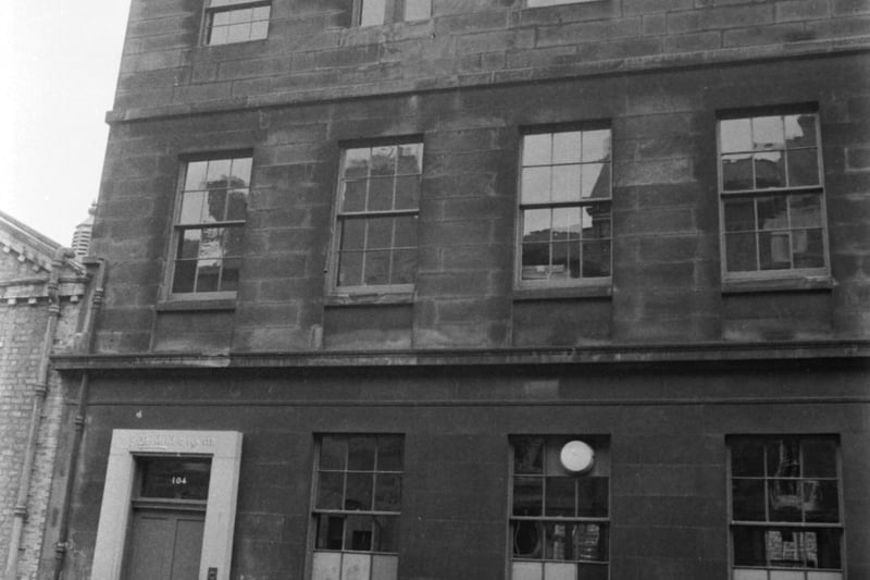 The exterior of St Stephen's school in St Stephen Street Edinburgh in June 1971.