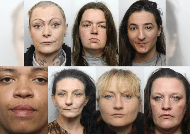 Seven notorious female criminals jailed for their crimes in South Yorkshire