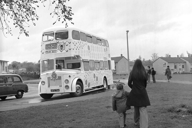 Edinburgh social work department's Play Bus in May 1975