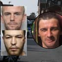 Daniel Cheetham (bottom left) and Liam Shaw (top left) were jailed during a hearing held this morning (Thursday, March 28, 2024) for killing Carl Dixon (right), during an incident at a property on George Street, Worsbrough, Barnsley, on Tuesday, September 5, 2023. 