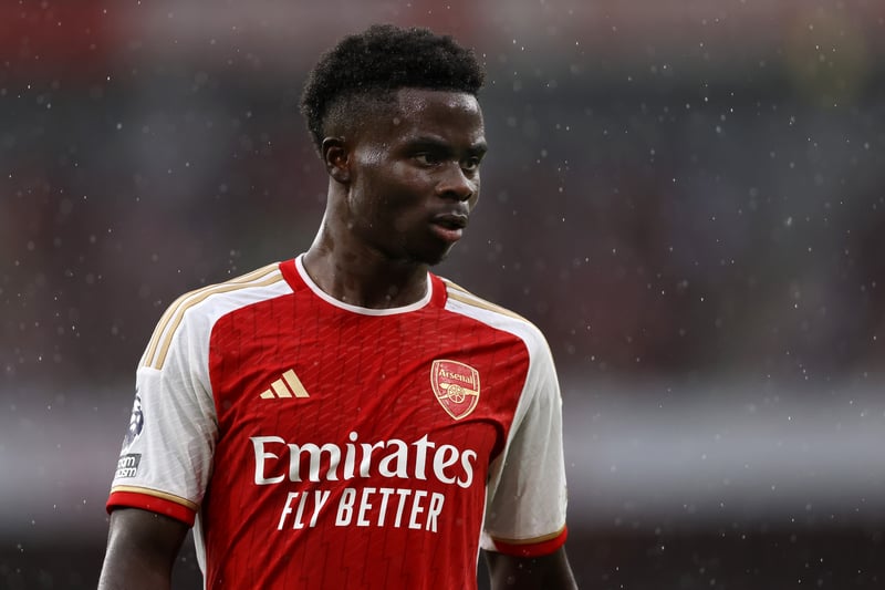 Doubt - After his absence against Luton, Arteta believes Saka will be back in contention for Brighton this weekend. Following a brief thigh injury he will undergo a late fitness test. 