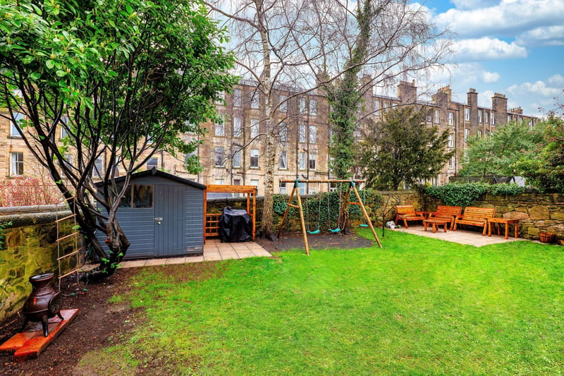 Outside, there is a west-facing private walled garden to the rear with mature trees, lawn, paved seating area and garden shed. Ample on-street parking is available.