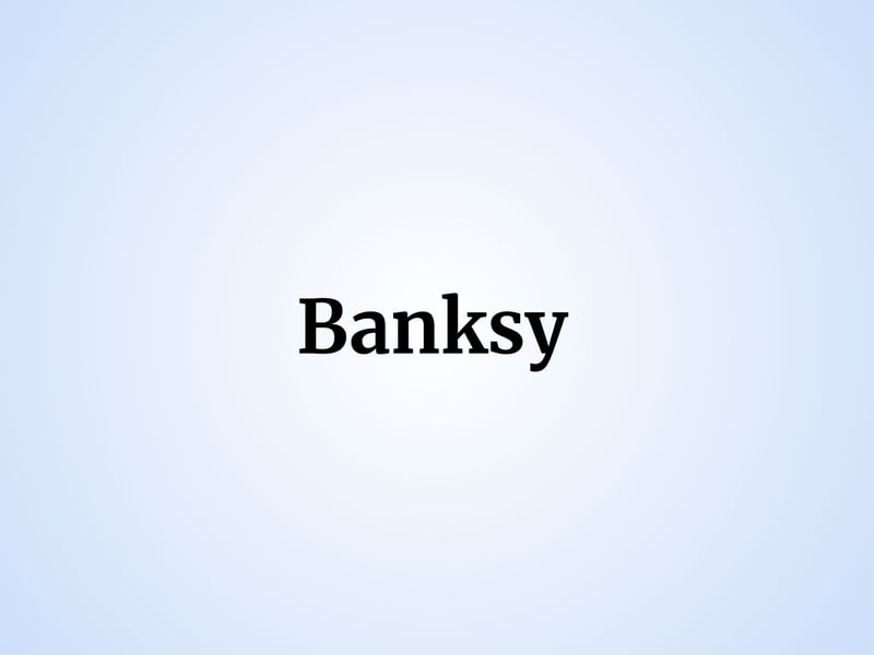With Banksy's 2023 Glasgow exhibition, it perhaps isn't surprising that one baby boy in Scotland was named after the street artist.