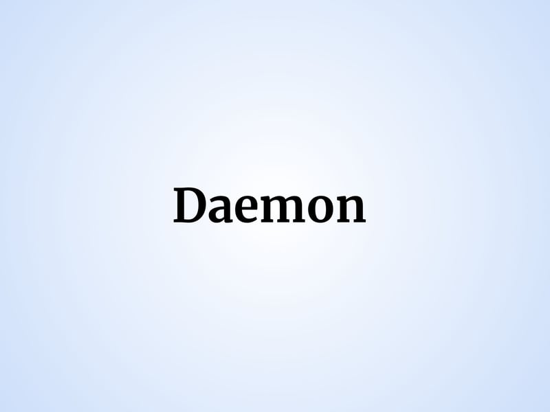With possible meanings including protective spirit, one baby boy in Scotland was given the unique name of Daemon. However, Daemon is also the name of a character in the recent House Of The Dragon television show, as well as the name of the physical manifestation of human souls in Philip Pullman's His Dark Materials series.    