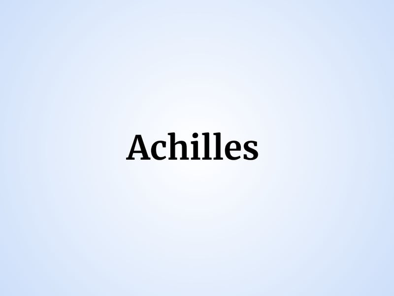 One baby boy in Scotland was named Achilles, inspired by the Trojan War hero who was known to be the strongest of all Greek warriors. The unique name can also mean pain or grief. Another boy was named Achilleas, which could be an alternate spelling or refer to the Latin name for the yarrow plant. 