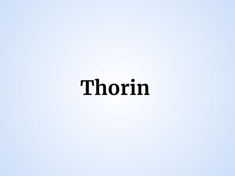 Made popular in the UK by JRR Tolkien's The Hobbit, Thorin has Scandinavian origins and three baby boys were given the name in Scotland last year. 