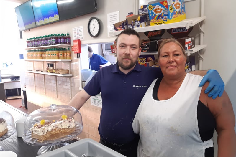 Good Friday was certainly a Good Fryday for Queen's Cafe owners Michelle French and Nicky Hull.