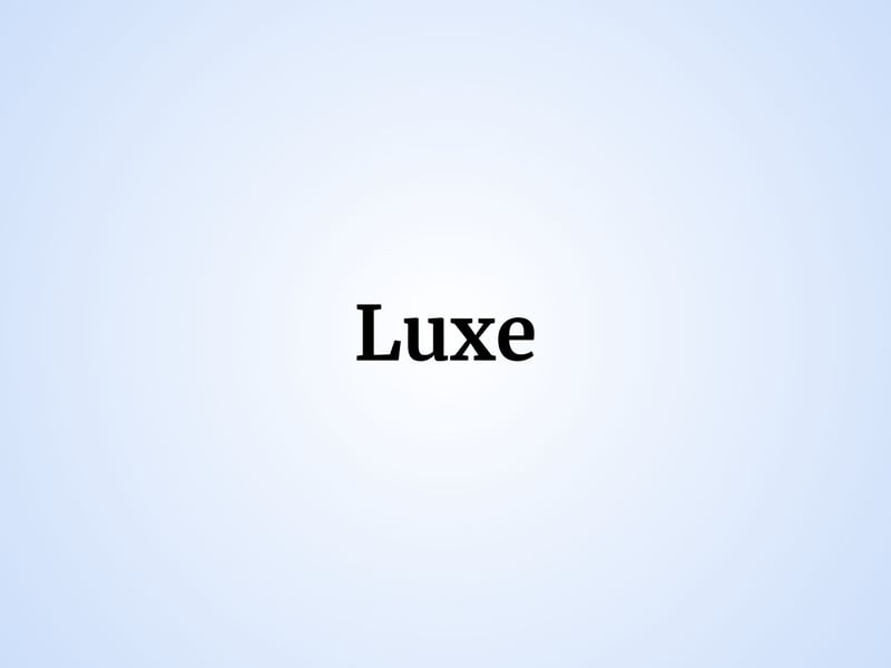 One baby boy was given the unique name of Luxe last year. With lux being the Latin word for light, this name could be in reference to this or perhaps the shortened form of the word luxury.