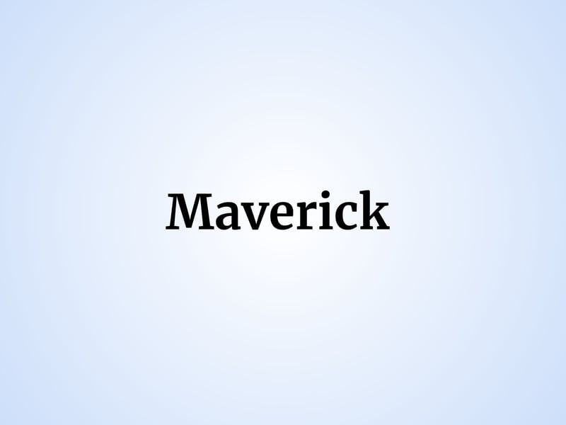 Meaning unorthodox, there were six boys named Maverick in Scotland in 2023. This is perhaps as a result of Tom Cruise's character in the Top Gun series of films.