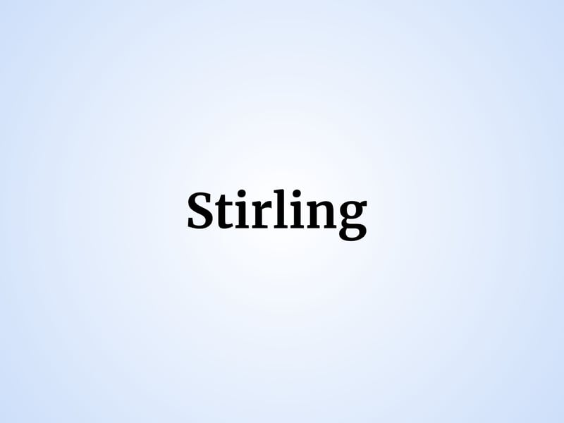 Two baby boys in Scotland were named Stirling last year. The name itself can mean little star and alternate spellings include Sterling, though it could also refer to the Scottish city.