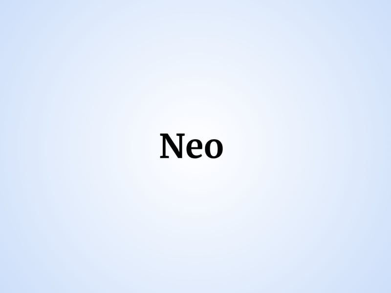With meanings including "gift", one boy was named Neo in Scotland last year. This could perhaps be in reference to Keanu Reeves' character in The Matrix. 