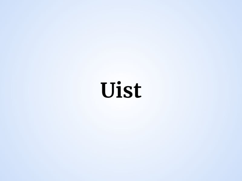 Uist is among several islands in Scotland which inspired parents last year. One baby boy was named Uist in 2023. 