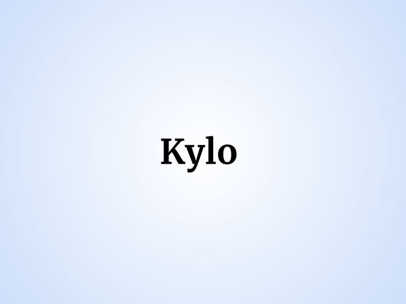 There were 17 baby boys named Kylo in Scotland in 2023. It is also the name of Kylo Ren, a Star Wars villain whose character was born as Ben Solo.