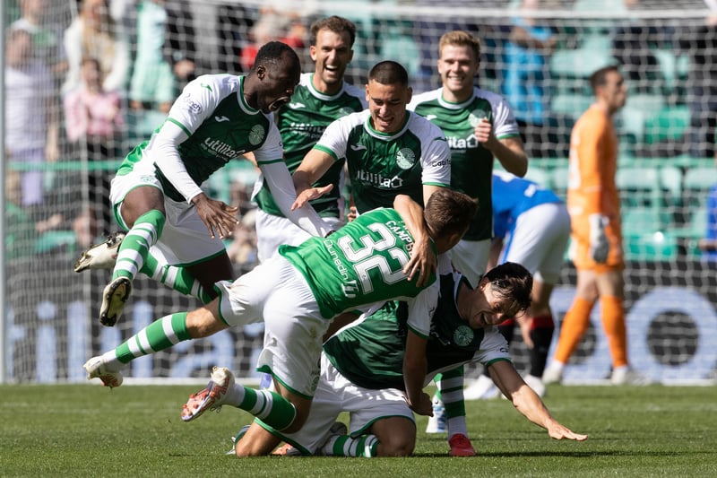 Rangers took the lead through a James Tavernier penalty in the first half but a 51st minute equaliser from Martin Boyle put Hibs back in it. Tom Lawrence and Josh Campbell both scored after the break to share the spoils. (Hibs 2-2 Rangers)