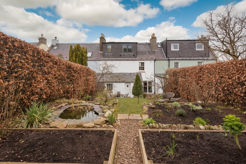 Exterior: There is parking to the front of the address, and a mature garden featuring a patio area, lawn, vegetable garden, and greenhouse.
Contact: Coulters on 
0131-253 2215.