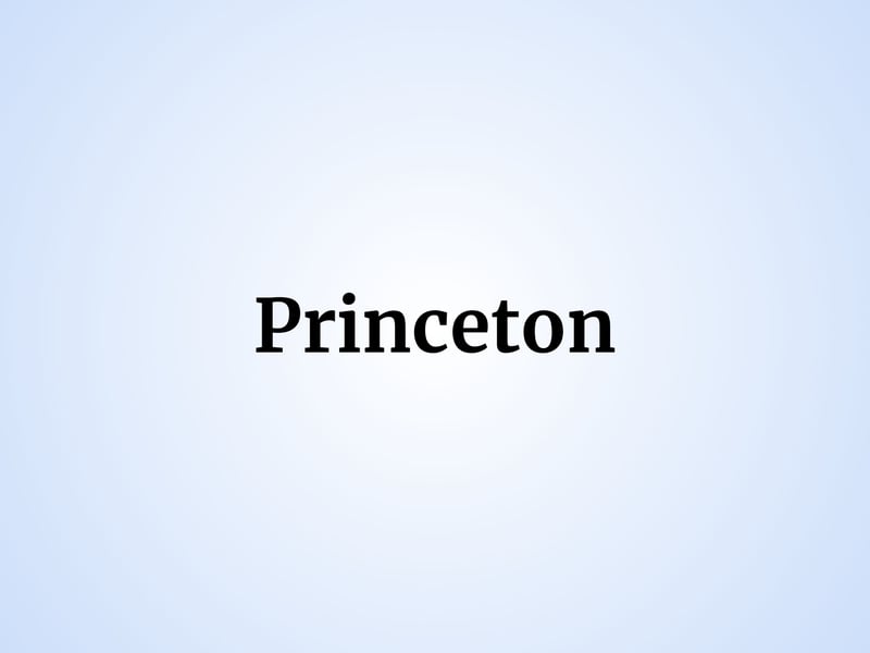 One baby boy was given the unique name Princeton last year. Literally meaning a "prince town" it is best recognised as the name of a township in the United States which is home to the Ivy League university, Princeton.