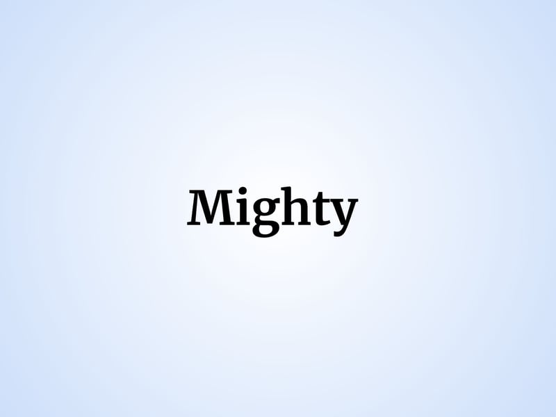 One baby boy in Scotland was named Mighty last year, with the name meaning powerful.  