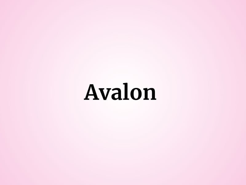 One baby girl in Scotland was named Avalon last year. Avalon was the mythical island featured in Arthurian legend and can mean "island of apples".