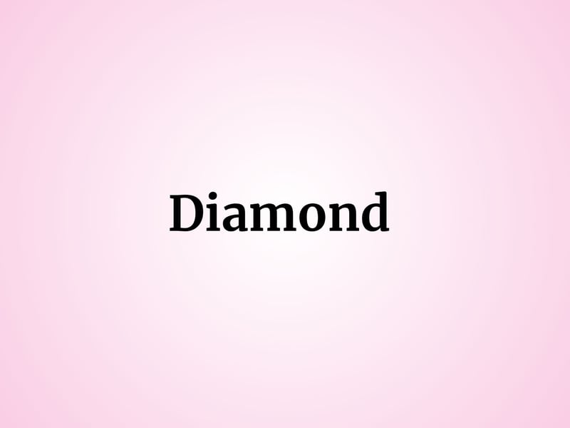 Perhaps hoping that their baby girl will be as brilliant as their namesake, one child was named Diamond.