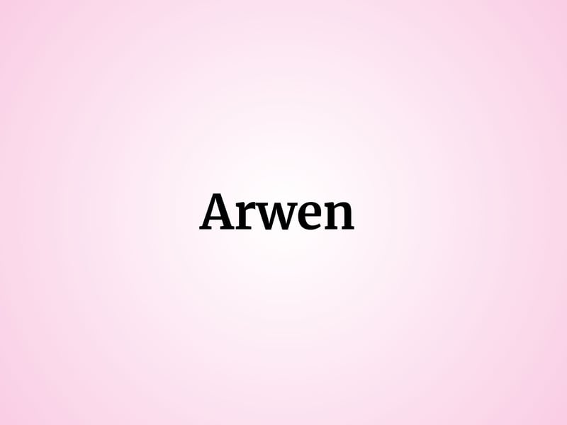 A Welsh name which can mean inspiration, Arwen is also a popular Lord of the Rings character. Eleven girls in Scotland were named Arwen in 2023.  