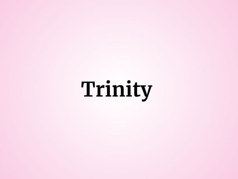 Perhaps referring to the Holy Trinity or even its possible Latin origins of triad, one baby girl was named Trinity. With one boy in Scotland given the name Neo, this could also perhaps be a reference to the Matrix series of films.