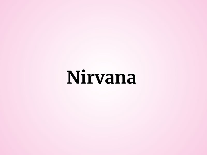 One baby girl in Scotland was named Nirvana, which can mean bliss or achieving a state of being beyond suffering, desire or sense of self.