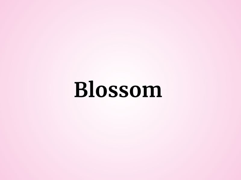 Similarly, six baby girls were named Blossom.