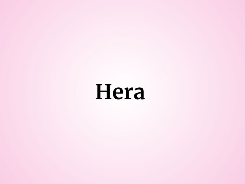 Two girls were named Hera. Hera is the queen of the Olympian gods and also the patron goddess of marriage. 